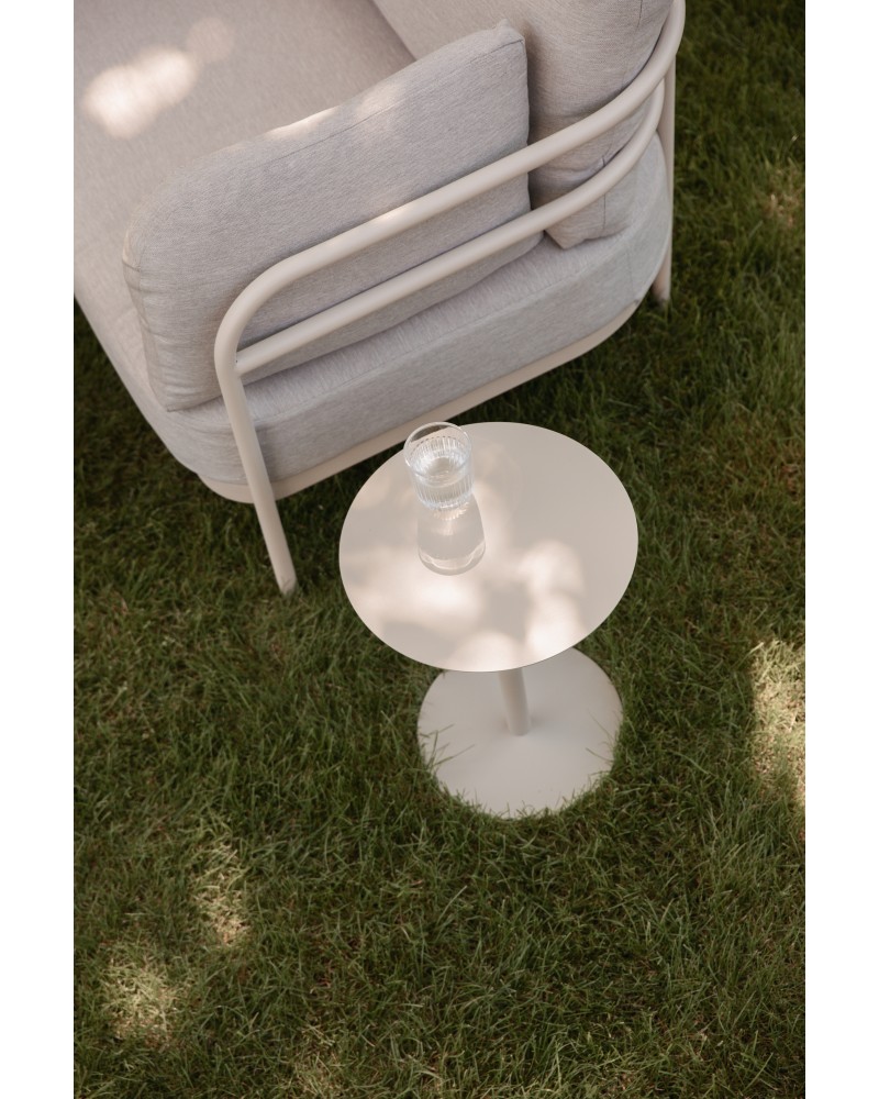 Side Table Snow Brown Rice