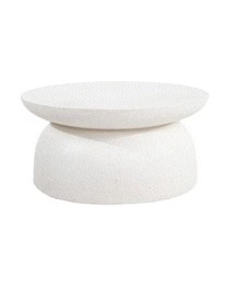 VRD - COFFEE TABLE RIETI TERAZZO WHITE (60X60X30)