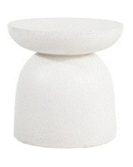 VRD - COFFEE TABLE RIETI TERAZZO WHITE  ROUND (40X40X40)