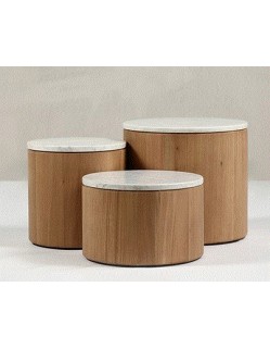 CAREL - COFFEE TABLE DUGTREE SET OF 3