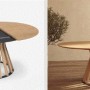 ANESIS - DINING TABLE T164 CLOUDO PLUS 140+45CM MELIO WOOD