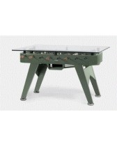 RS BARCELONA - RS2 DINING FOOTBALL TABLE RECTANGULAR GLASS TOP-GREEN