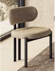 NATUREDESIGN -  BAY METAL CHAIR BOUCLE B02