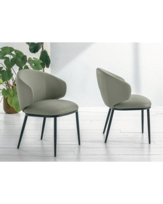 TARGET POINT - CHAIR CANDY SEAT STONE/ FRAME BLACK