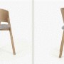 ANESIS - CHAIR A86 HALLA PLUS SPOILED T25/03 -A21 MELIO WOOD (0.6M)