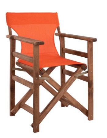 BB- CHAIR DIRECTOR ORANGE