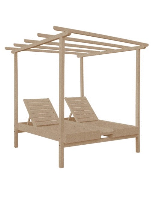 BB - SUNBED NATURAL WOOD FB9548.02