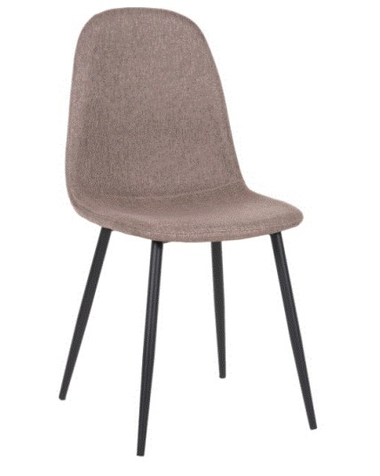 BB - CHAIR LEONARDO FABRIC BEIGE/BLACK