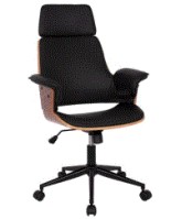 BB - OFFICE CHAIR MANAGER SUPERIOR PRO WALNUT/BLACK