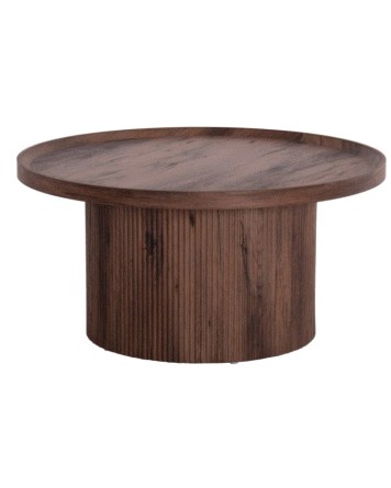 BB - COFFEE TABLE MARGON MDF DARK WOOD 80X40.5CM