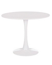 BB - DINING TABLE ROUND BROLIN 90X73HXM-WHITE