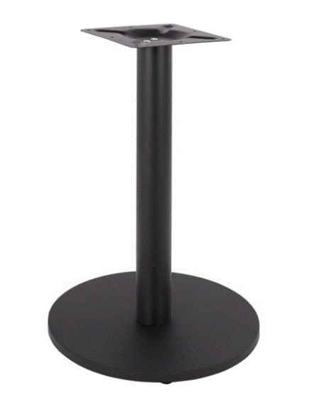BB - BASE METALLIC BLACK MATTE 45X72 WITH ADJUSTERS HM419.11