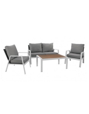 BB  - SOFA SET VOLDER  WHITE/GREY 
