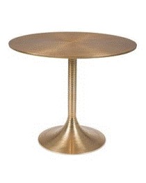 HYPNOTISING ROUND Dining Table | Gold