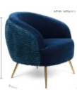 SO CURVY Lounge Chair | Blue