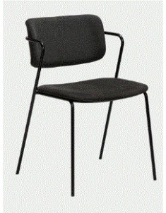 ZED Chair | Crow Black, Black legs