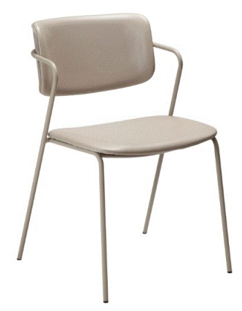 ZED Chair | Cashmere Art.Leather, Cashmere legs