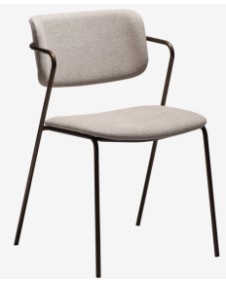 ZED Chair | Cashmere Boucle, Ant.Brass legs