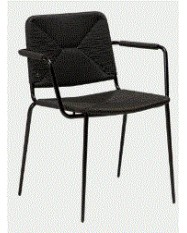 STILETTO Armchair | Black Paper Cord