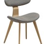 BUCKLE Chair | Pebble Grey Boucle, White Washed Oak legs