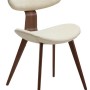 BUCKLE Chair | Frosted Almond Boucle, Walnut legs