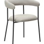PLENTI Armchair | Cashmere Boucle, Black legs