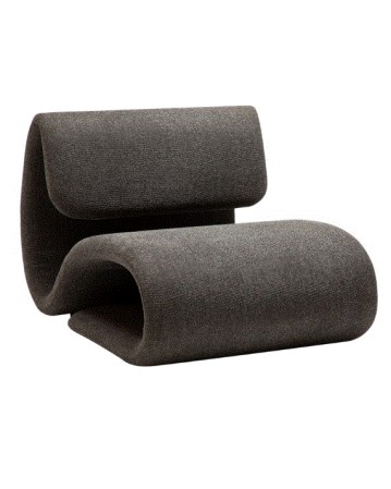 DUBNA Lounge Chair | Grey Boucle