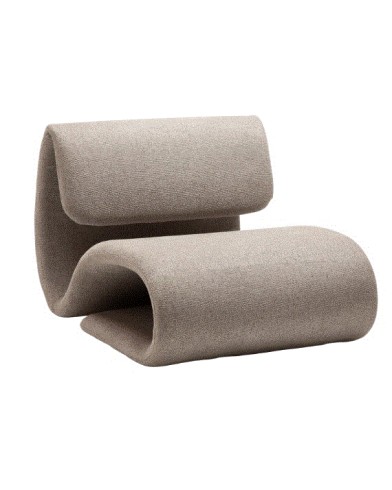 DUBNA Lounge Chair | Pebble Earth Boucle