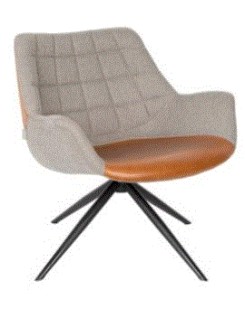 DU - LOUNGE CHAIR DOULTON VINTAGE BROWN