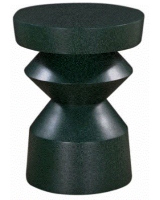 LIB-SIDE TABLE EDGY WOOD MANGO GREEN 48X48X62.5