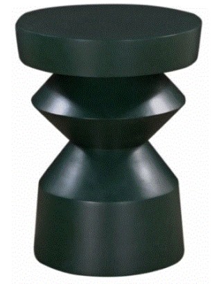 LIB-SIDE TABLE EDGY WOOD MANGO GREEN 48X48X62.5