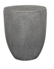 LIB- SIDE TABLE AFRICA GREY 36X36X45CM