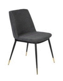 WH - CHAIR LIONEL DARK GREY