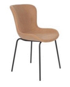 WH - CHAIR JUNZO RIB OLD PINK