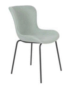 WH -  CHAIR JUNZO RIB LIGHT GREEN