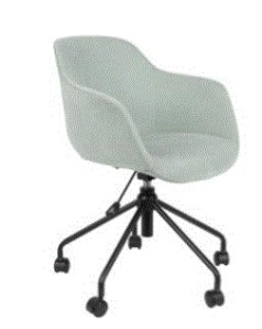WH - OFFICE CHAIR JUNZO RIB LIGHT GREEN