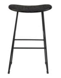 WH - COUNTER STOOL TANGLE BLACK