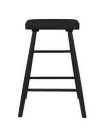 WH- COUNTER STOOL VANDER BLACK
