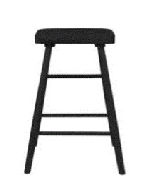WH- COUNTER STOOL VANDER BLACK