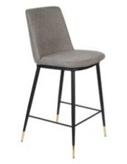 WH - COUNTER STOOL LIONEL LIGHT GREY