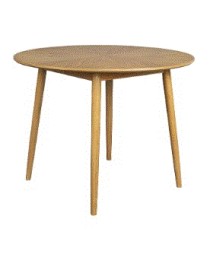 WH - DINING TABLE FABIO 120  NATURAL