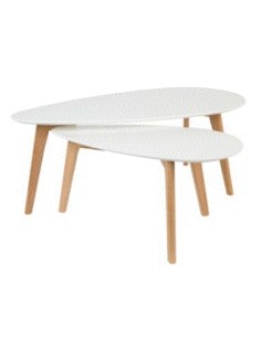 WH - SIDE TABLE TABLE DROP SET OF 2