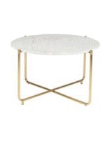 WH - COFFEE TABLE TIMPA MARBLE WHITE