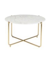 WH - COFFEE TABLE TIMPA MARBLE WHITE