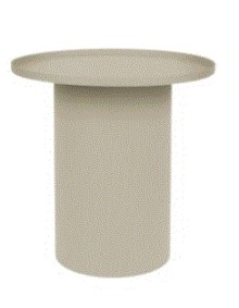 WH - SIDE TABLE SVERRE ROUND IVORY
