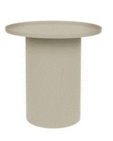WH - SIDE TABLE SVERRE ROUND IVORY