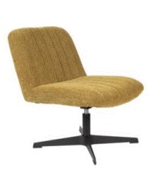 WH - LOUNGE CHAIR BELMOND RIB OCHRE