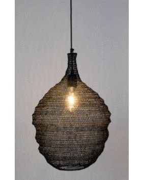 WH - PENDANT LAMP LENA M BLACK