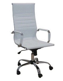 ZOUG - OFFICE CHAIR A8200 WHITE PU OFFICE CHAIR