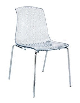 ZOUG- CHAIR ALLEGRA CLEAR TRANSPARENT